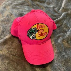 Hot pink bass pro shops hat